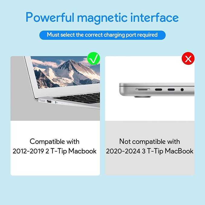 NSPENCM 85W Mac Book Pro Charger, Replacement AC 85w 2T-Tip Connector Power Adapter,Laptop Charger Compatible with MacBook pro & Mac Book Pro 13 inch-15 inch Retina After Mid 2012 - Image 6