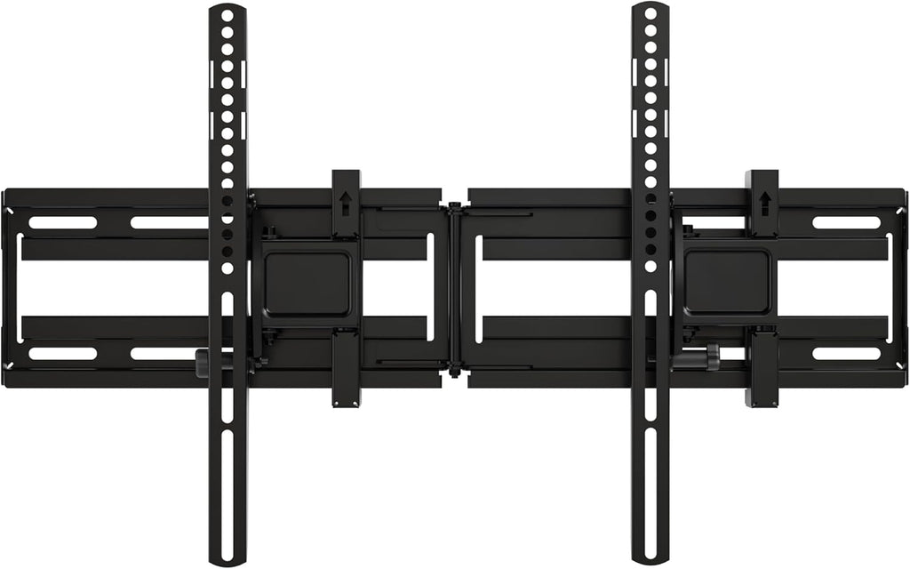 SANUS Extendable Tilting TV Wall Mount for 32”–90” TVs up to 110 lbs – 5.2” Extension for Easy Cable Access and Added Tilt, Tool-Free Tilt to Reduce Glare, Low Profile Design by Sanus