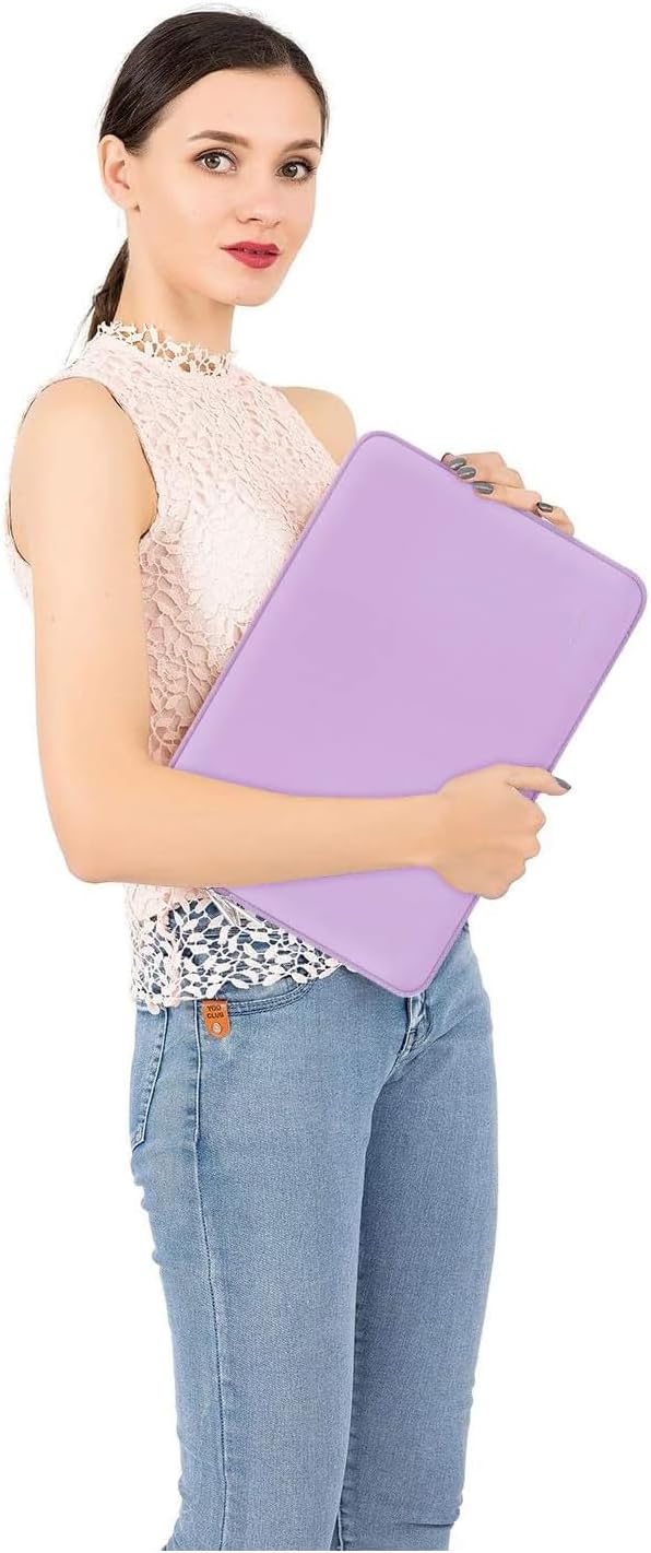 MOSISO Laptop Case 15 inch, 15 inch Laptop Sleeve with Small Case | Compatible with MacBook Air M5 M4-M2 A3448 A3241 A3114 A2941 2026-2023, Dell XPS, Neoprene Computer Sleeve Bag, Purple - Image 6