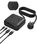 Belkin 70W GaN 7 in 1 Charging Station, 3X AC, 2X USB A, & 2X USB C Ports | Power strip, dual USB-C charger, iPhone 17/16/15, Apple Watch, iPad, MacBook, Samsung Galaxy S26, Pixel 10 by Unknown