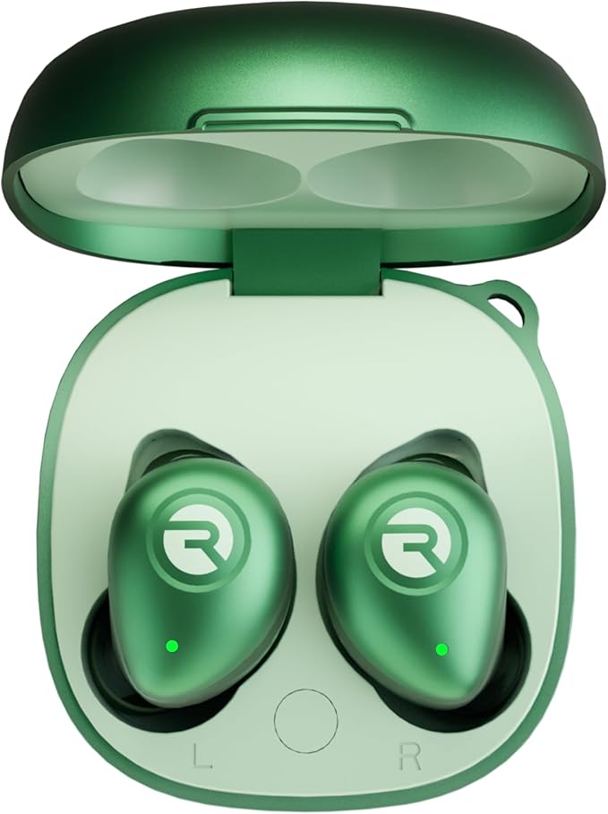 Raycon Fitness Bluetooth Wireless Earbuds + Microphone with Active Noise Canceling, Sweat & Water-Resistant Earphones, Running Headphones, Ear Buds Wireless Bluetooth 56 Hours Playtime (Green) - Image 2