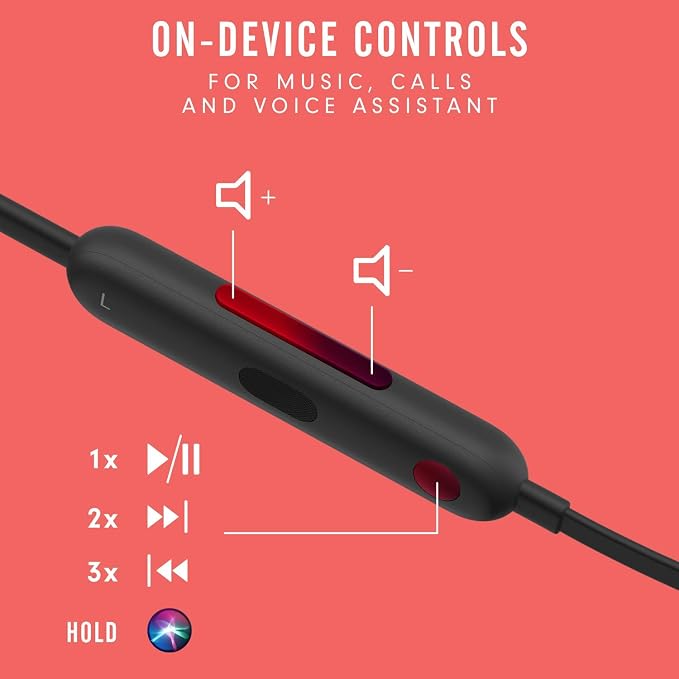 Beats Flex with Apple 20W USB-C Power Adapter - Black - Image 7
