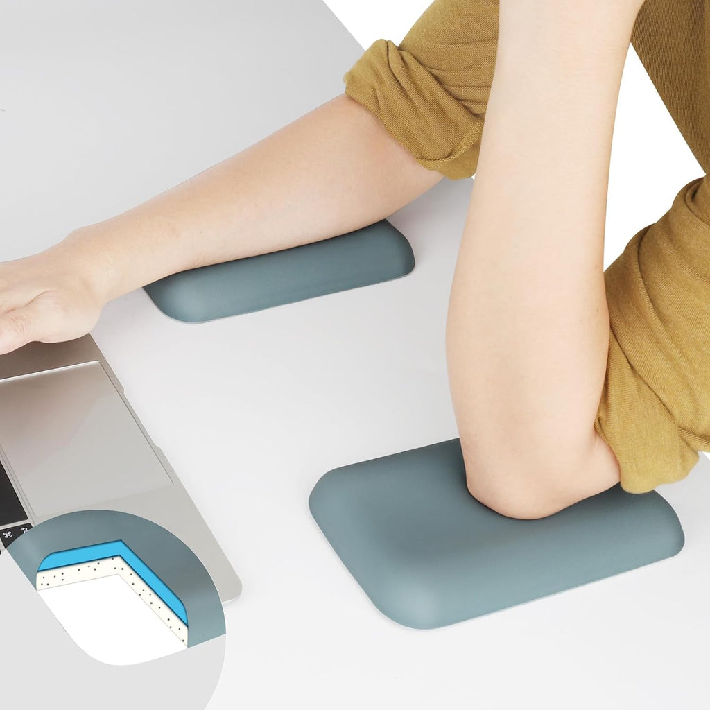 Leolee Elbow Rest Pads for Desk, Gel Ergonomic Wrist Rest Arm Rest Pads by Leolee