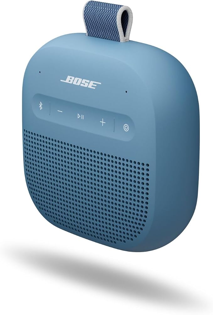 Bose SoundLink Micro Portable Bluetooth Speaker (2nd Gen), Wireless Outdoor Speaker, Up to 12 Hours Battery Life, Waterproof and Dustproof, Blue Dusk | Bluetooth 5.4 with IP67 rating and 12-hour battery for travel, hiking and outdoors - Image 4