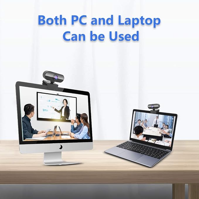 FWV Webcam with Microphone&1080P HD Web Cam,Stand for PC/MAC/Laptop/Desktop, Wide Angle Web Cameras for YouTube,Skype,Zoom,Xbox One,Video Calling,Studying and PS4 - Image 4
