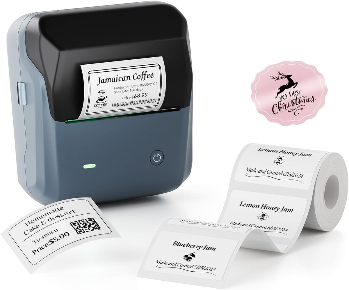 NIIMBOT B31 Label Maker , Bluetooth Thermal Label Printer for Retail, Blue by NIIMBOT