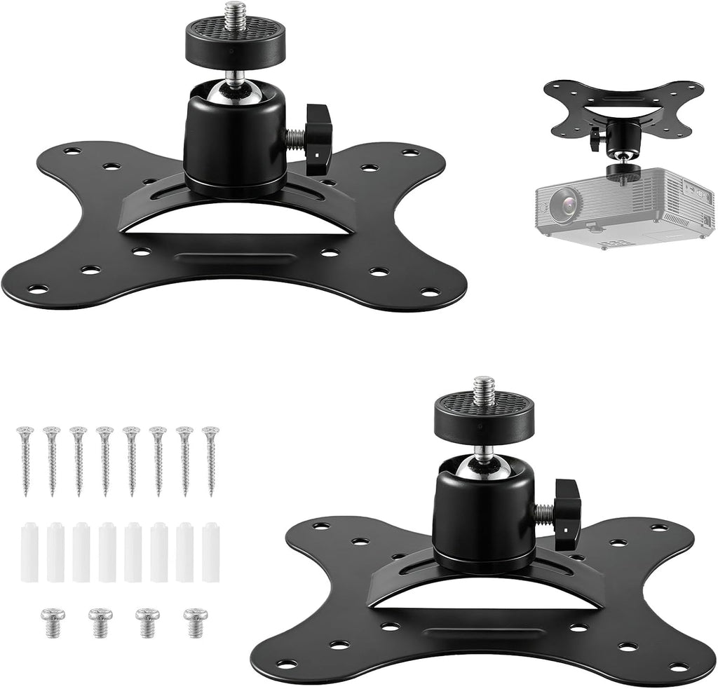 2-Pack Projector Ceiling Mount Iron Wall Mount Bracket by MURAGIC
