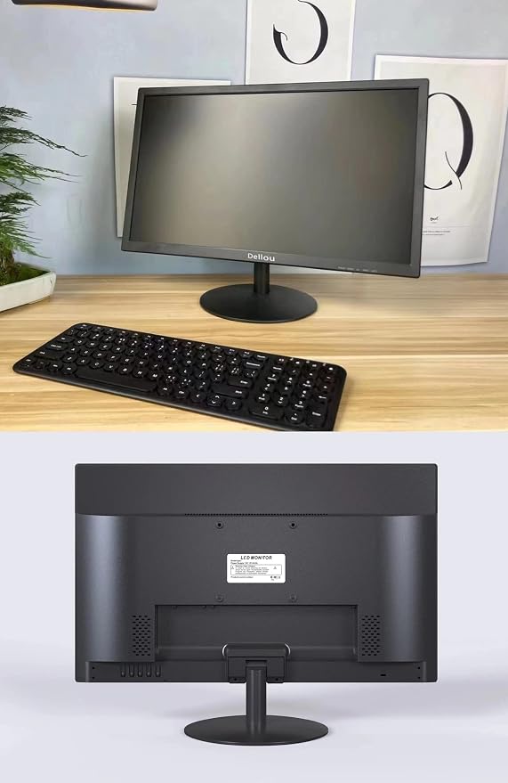 20 inch Monitoring Surveillance Display Security Camera Monitor | Multifunction Interface BNC, HDMI, AV, VGA, USB, PC Input CCTV Computer Monitor Built-in Speaker 1600x900 Full HD - Image 9