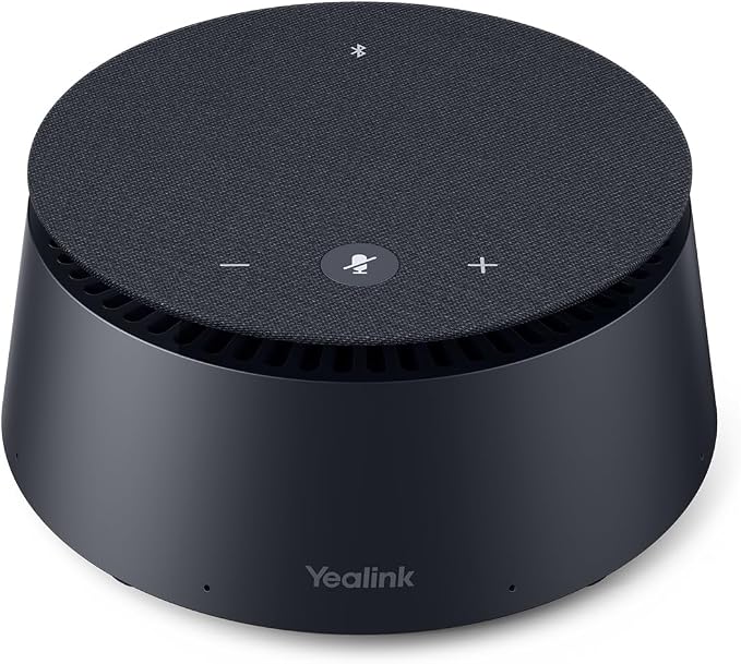 Yealink CP50 Conference Call Speaker and Microphone Teams Room Speakerphone | AI Noise Cancellation,8 Mics Array,Bluetooth,USB-C,Daisy Chain,19.69ft Pickup,360° Omni,Full-duplex,AGC,AEC,Medium to Large by RedefineYourWorkplace