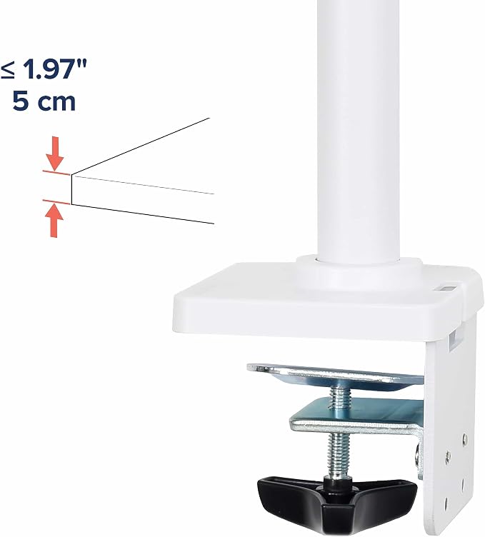 Ergotron – NX Single Monitor Arm, VESA Desk Mount – for Monitors Up to 34 Inches, 0 to 18 lbs – White - Image 7