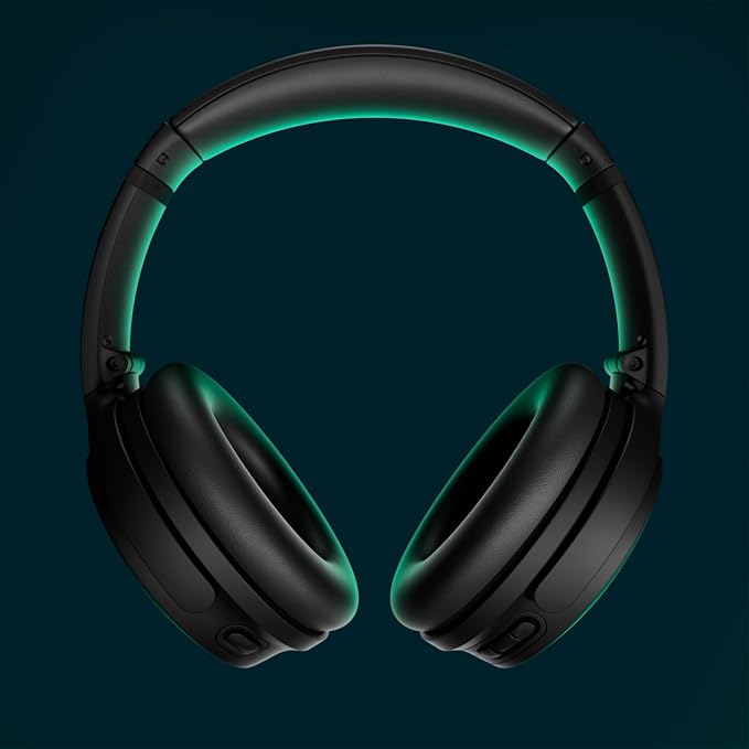 Bose QuietComfort Wireless Noise-Canceling Headphones (Black) (Renewed) - Image 2