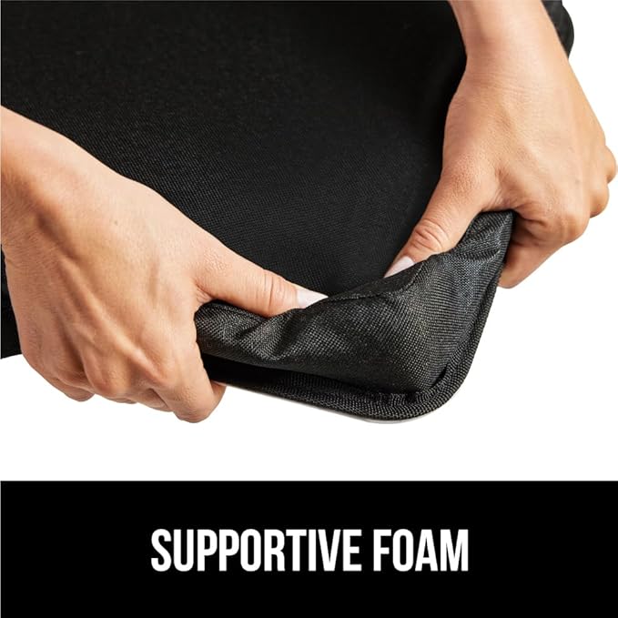 GORILLA GRIP Laptop Lap Desk with Phone Holder, Pillow Cushion Desks Fit Laptops up to 15.6", Tray Ledge Keep Computers in Place, Portable Travel Workstation Essentials for Home, Dorm, Spiral Pattern - Image 5