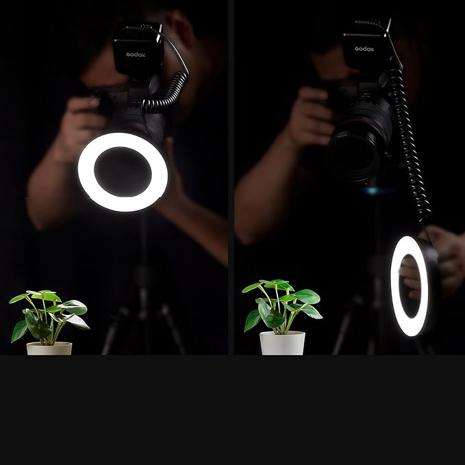 Godox Ring 72 Macro LED Ring Light with 8 Lens Adapter Rings for Canon Nikon Pentax Olympus DSLR Cameras - Image 3