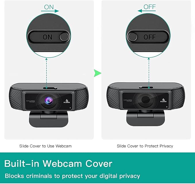 NexiGo N680 1080P Business Webcam with Microphone, Software and Privacy Cover, AutoFocus, Streaming USB Web Camera, for Online Class, Zoom Meeting Skype Facetime Teams, PC Mac Laptop Desktop - Image 3