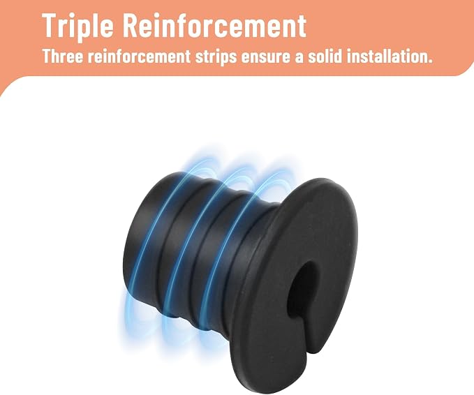 Cable Grommet Routing Kit for Starlink for 3/4 inch Wall Hole, Starlink Accessories, Silicone Cable Wall Pass, Starlink Anti-Slip Wall Grommets for Cables (3/4 inch) 2 Pcs - Image 5