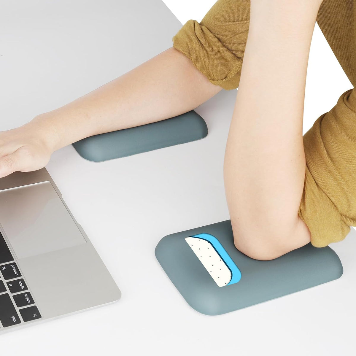 Leolee Elbow Rest Pads for Desk, Gel Ergonomic Wrist Rest Arm Rest Pads - Image 2