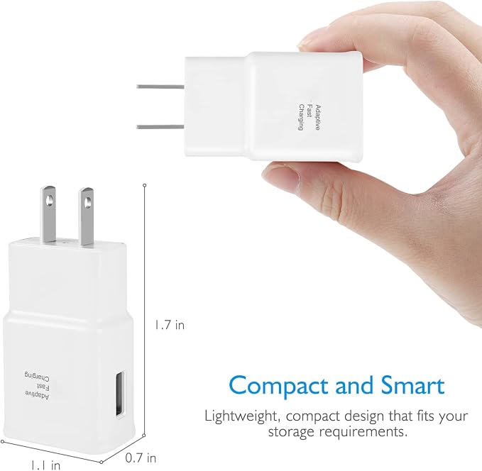Type C Charger,USB C Android Phone Wall Charger Block & 6.6ft C Charger Fast Charging Cable for Samsung Galaxy S26/S25/S22/S22+/S22 Ultra /S21/S21+/S20/S10/S10+/S10e/S9/S9+/S8/S8Plus/Edge/Active/Note - Image 3