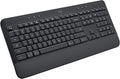 Logitech Signature K650 Comfort Full-Size Wireless Keyboard - Graphite | Full-size with wrist rest, BLE Bluetooth or Logi Bolt USB receiver, deep-cushioned keys, numpad, PC and Mac compatible by Unknown