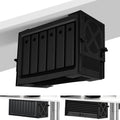 Adjustable Under Desk Mini PC Mount Bracket Holder for PCS or NAS,Heavy-Duty Adjustable Under Desk Mount for Desktop NAS 1/2/4(Network Attached Storage),CPU,Mini PC,UPS,SFF Desktop Tower,Xbox Series X by JinLunar