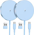 OANDYS Magnetic Wireless Charger 15W Fast Mag Safe Charger for 16/15/14/13/12 Series 2 Pack 5ft Cable Wireless Charging Pad for AirPods 3/2/Pro 2/Pro Mag-Safe Original Replacement by MagneticCharger