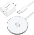 for MagSafe Charger,25W Qi2 6FT Magnetic Wireless Charger Fast Charging Pad | for iPhone 17 16 15 14 13 12 Pro Max, with 30W USB-C Adapter,Strong Magnet,Aluminum Alloy,Portable,Travel,Office,Bedside,Home by power-7