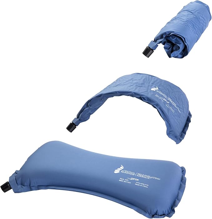 OPTP The Original McKenzie Self-Inflating AirBack Travel Lumbar Support | Self-inflating lumbar support pillow, adjust to any seat - car, plane, bleachers - folds easily to fit in a bag or purse - Image 8