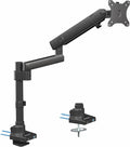VIVO Premium Aluminum Full Motion Single Monitor Desk Mount Stand with Lift Engine Arm, Pole Extension, and USB Ports, Fits Screens up to 40 inches, STAND-V101BDU by Unknown