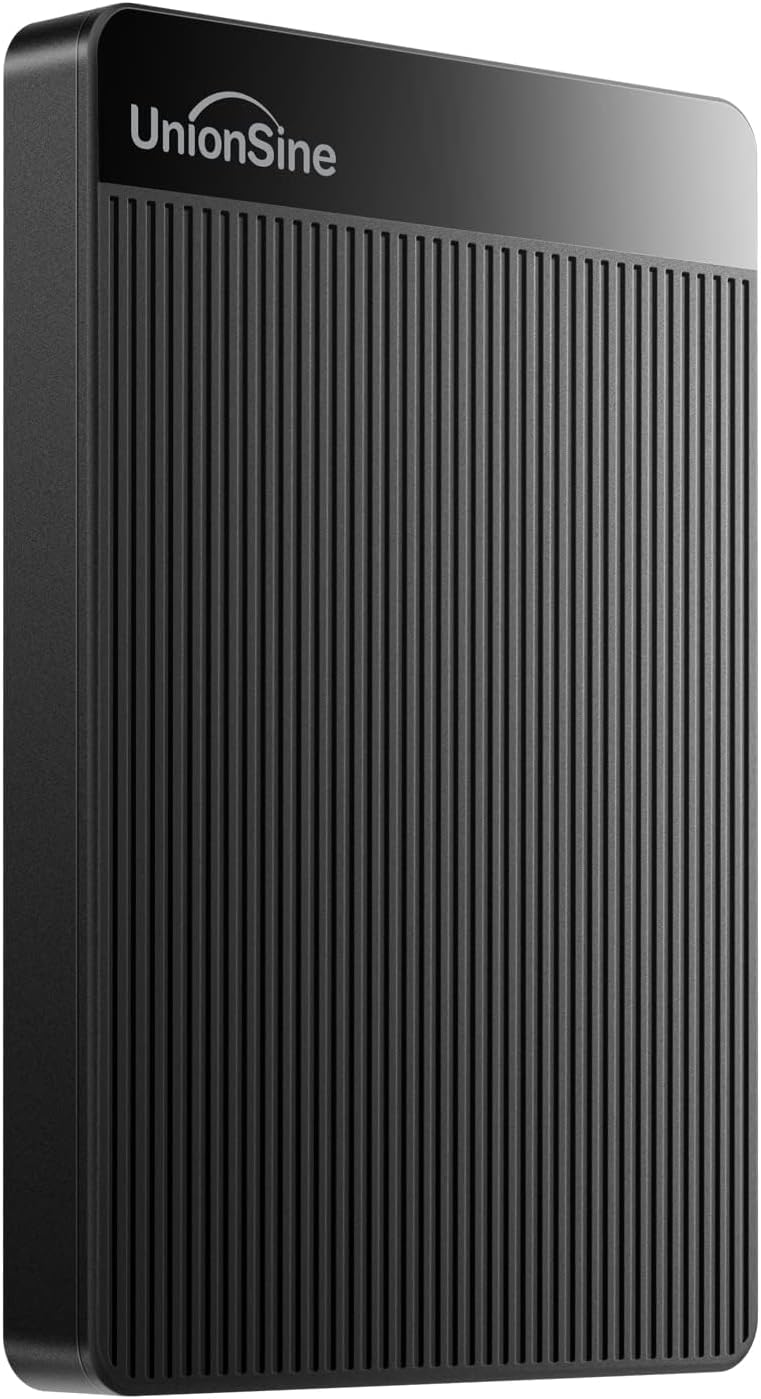 UnionSine 4TB Ultra Slim Portable External Hard Drive HDD-USB 3.0 by UnionSine