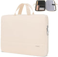 Ytonet Laptop Case 16 inch, 15-15.6 Inch Water Resistant Slim Laptop Sleeve | Compatible with MacBook, HP, Dell, Lenovo, Asus Notebook, Carry Travel Laptop Bag, TSA, Gift for Men Women, Beige by YTONET