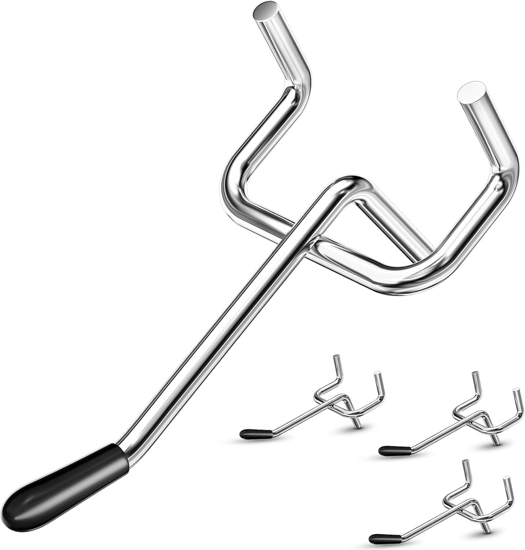 50 Pack 2 Inch Pegboard Hooks, Peg Board Organizer Accessories by WIESVOP