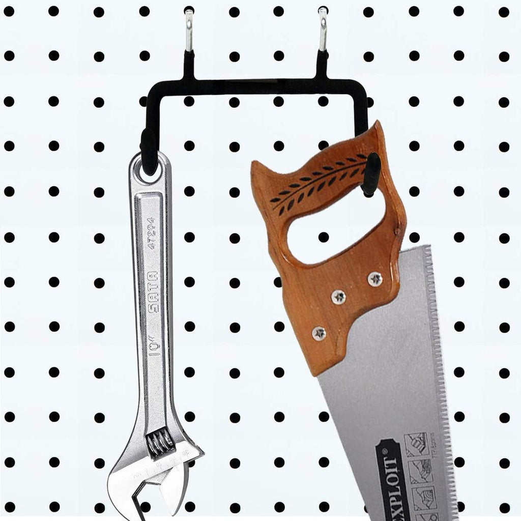 5PCS Pegboard Drill Holder with Double Hooks and Accessories Bag for Power Tools - Image 4