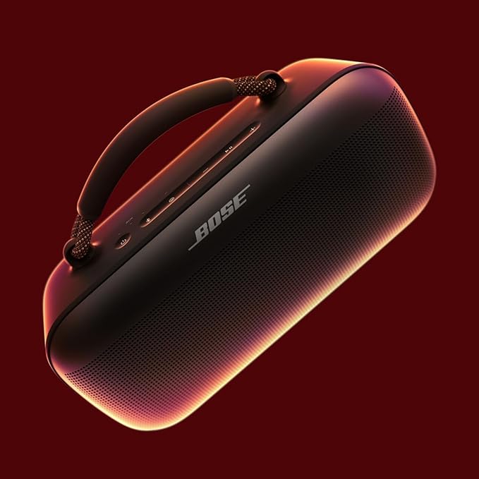 Bose SoundLink Max Bluetooth Speaker - Portable Wireless Party Speaker, IP67 Waterproof, Rope Handle, Up to 20 Hours of Playtime, USB-C, Built-in 3.5mm AUX Input, Black - Image 3