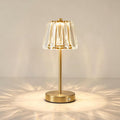 13" Small Crystal Cordless Table Lamp, Touch Rechargeable Desk Lamps | 3 Color Temps, Stepless Dimming, Gold Portable Battery Operated LED Table Lamp for Bedside, Nightstand, Kitchen, Patio, Decor by Oneach