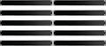 1U Blank Panel Rack Mount Spacer Filler Panel 19" Black Rack Blanking Blind Panel for Server Network Rack Enclosure Or Cabinet-5pcs (1U-5PCs) (Pack of 2) by Suprwin