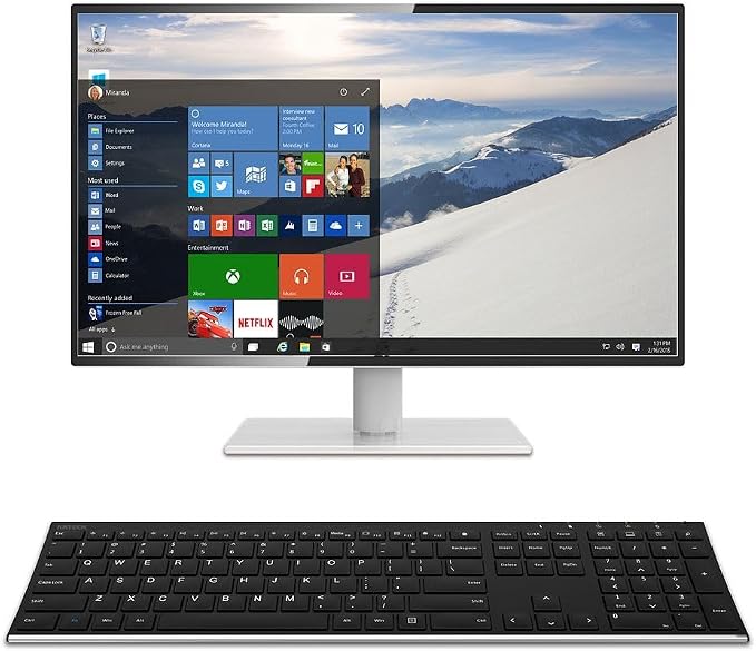 Arteck 2.4G USB Wireless Keyboard Full Size Keyboard for Computer/PC/Laptop - Image 7