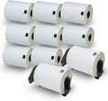 BETCKEY - Compatible Shipping Labels Replacement for Brother DK-1241 (4" x 6"), Use with Brother QL Label Printers [10 Rolls + 2 Reusable Cartridges] by BETCKEY
