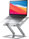 Adjustable Laptop Stand, Portable for 17.3inch Laptops, Holds Up to 17.6lbs, Ergonomic Posture & Heat Dissipation by LORYERGO