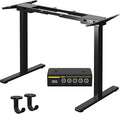 Dual Motor Standing Desk Frame for 40-63 in Tops, 264 lb, Black | Frame Only, Fits 40-63 x 24-28 in Tops, 28.3-46.5 in Height, 2+3 Controls, ≤45 dB, 264 lb Capacity by GamorkLLC