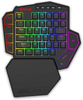 Redragon K585 HE Wired Rapid Trigger Magnetic One-Handed RGB Gaming Keypad | Silky POM Switches for Valorant FPS Precision, Zero Input Delay, 8K Polling, Dual-Module Structure, PRO Customize Software by REDRAGON