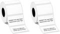 NIIMBOT M2/M3 Thermal Transfer Labels 1.97''x1.18'', for M2/M3 Label Maker, PET Material, Waterproof and High-Temperature Resistance, Long Storage Time, White Label Tape(50x30mm-225) (Pack of 2) by NIIMBOT