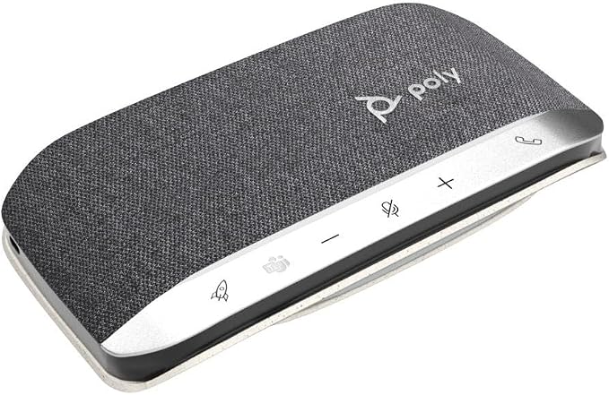 POLY - Sync 20+ USB-A Personal Bluetooth Smart Speakerphone (Plantronics) - Connect to Smartphones via Bluetooth-PC/Mac via - BT600 Dongle -Works with Teams (Certified), Zoom & More,Black - Image 2