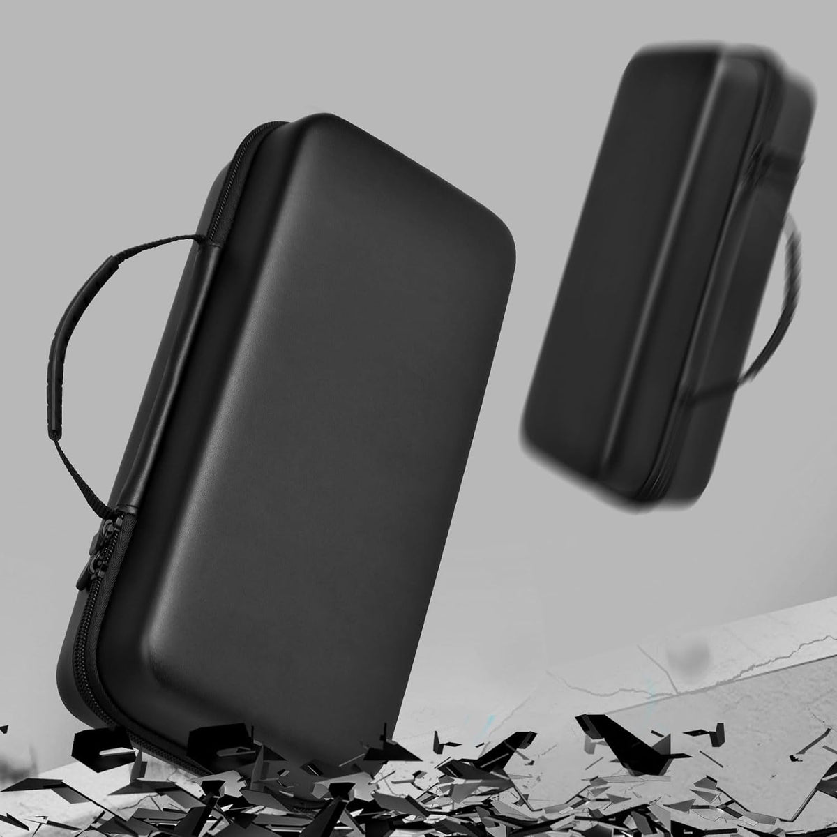 Portable Travel Daily Carry Case for MSI Claw 8 AI+ A2VM 8" 2025 Hard Sleeve Shell Cover Handheld Game Console Skin Protective Storage Bag with Non-Slip,Anti-Collision,Shockproof (Black) - Image 8