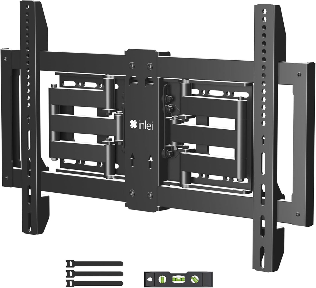 1.3" Ultra Slim Full Motion TV Wall Mount for 37"-90" Flat/Curved TV by XINLEI