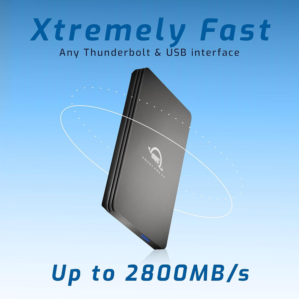 OWC Envoy Pro FX 2TB Thunderbolt 40Gb/s + USB-C 10Gb/s Portable NVMe SSD - Image 2
