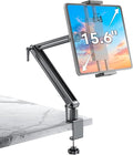 Jakeko 15.6" Portable Monitor Stand Tablet Arm Mount Holder Built-in Wrench | Tool-Free Hand Knobs,Aluminum,60-Second Setup,Tablet iPad Ready,All-Metal Joint,Zero Wobble by Jakeko