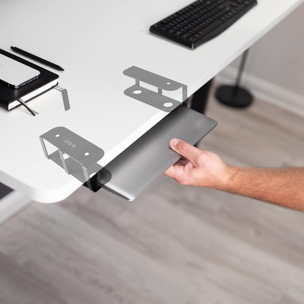 VIVO Black Under Desk Laptop Storage Mount, Mount-UDLS1 - Image 7