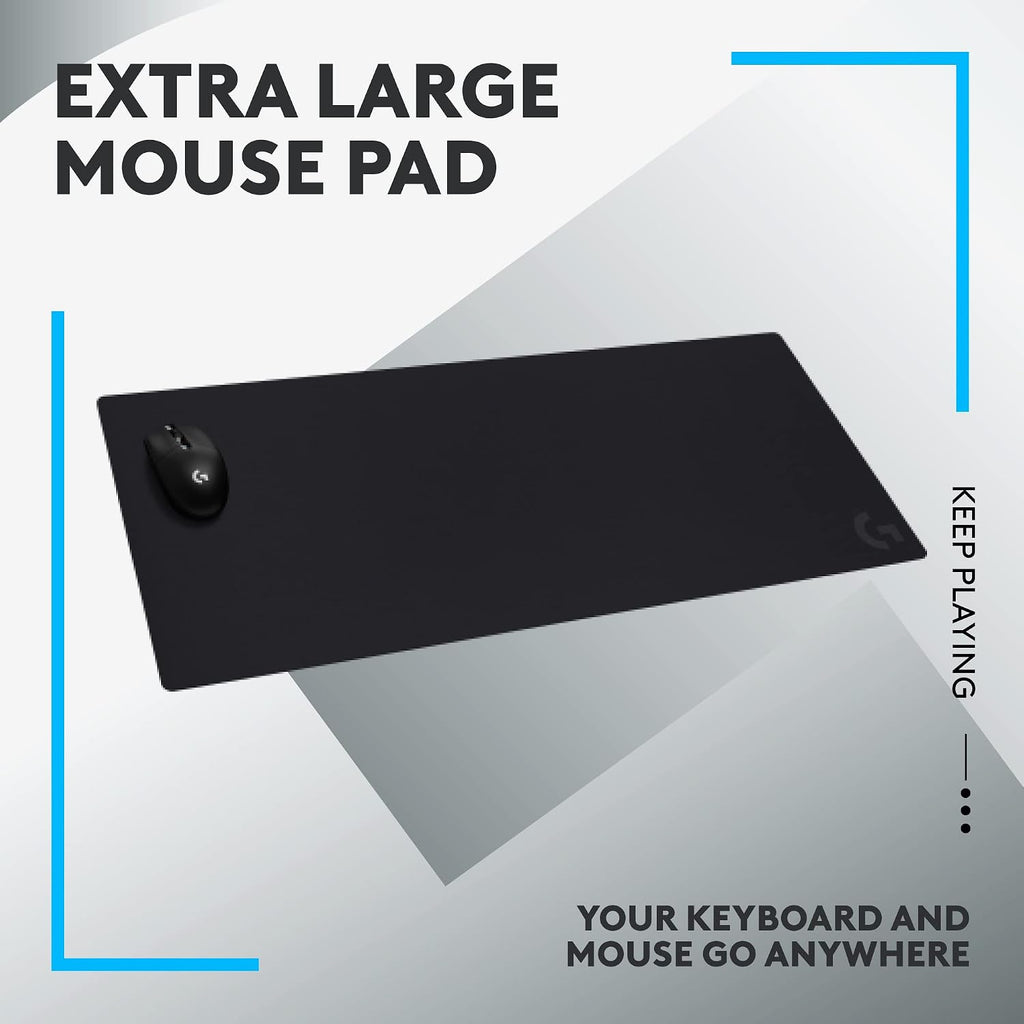 Logitech G840 XL Cloth Gaming Mouse Pad (900x400x3) - Black - Image 2
