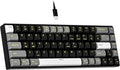 Newmen GM681 Wired Mechanical Keyboard,60% LED Backlit Gaming Keyboard | Wired Gaming Mechanical Keyboard,LED Backlit,Custom Hot Swappable,Ergonomic,Compact Small,USB Mini Computer Keyboard,PC Gamer by NEWMEN