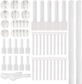 137PCS Cable Management Kit 4 Cable Sleeve Split 100 Cable Zip Ties 10 Cable Clips 15 Adhesive Wall Cable Tie 10 Cable Zip Tie for TV Computer Office Home Under Desk by AOOTOOSPORT
