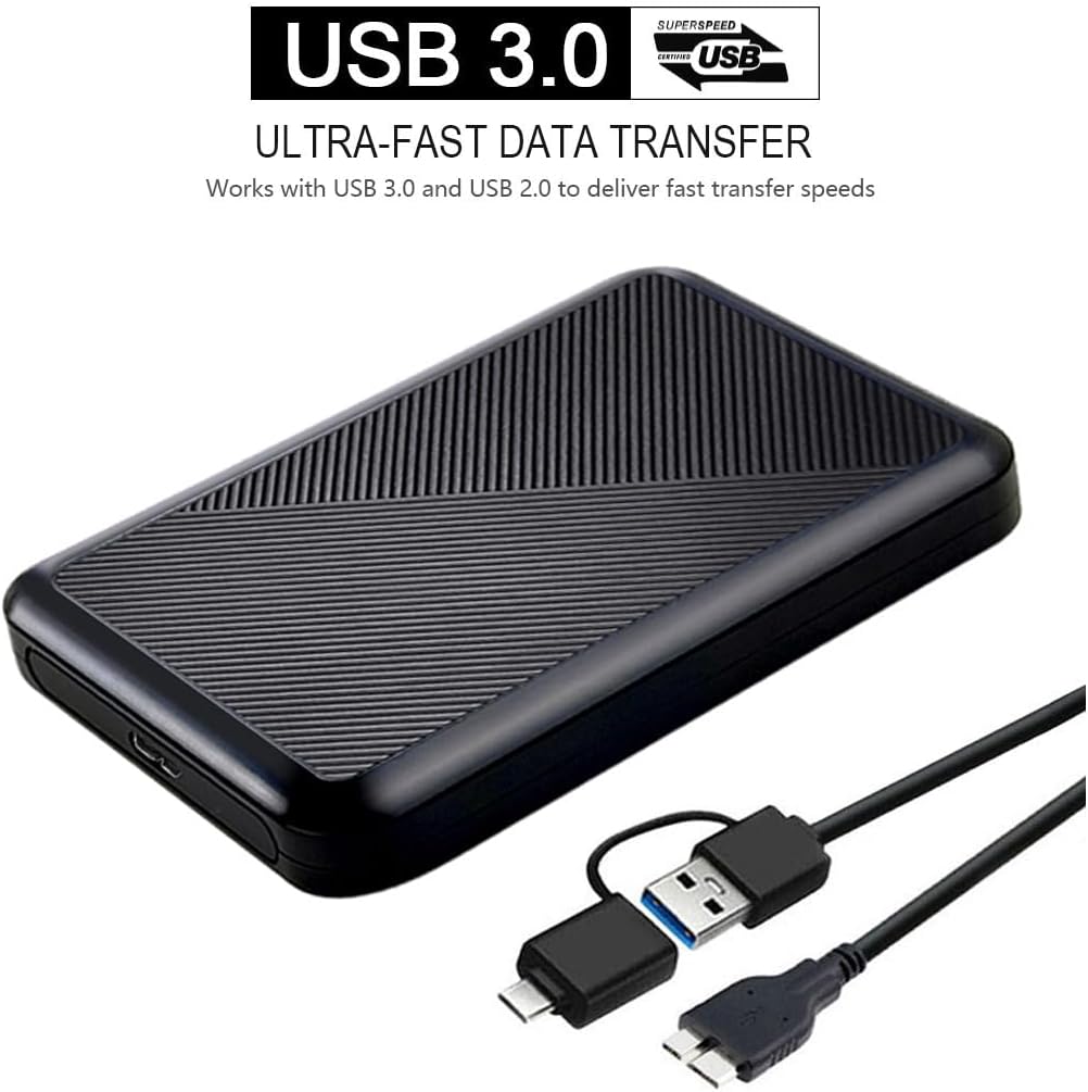1TB Ultra Slim Portable External Hard Drive USB 3.0 - Image 3